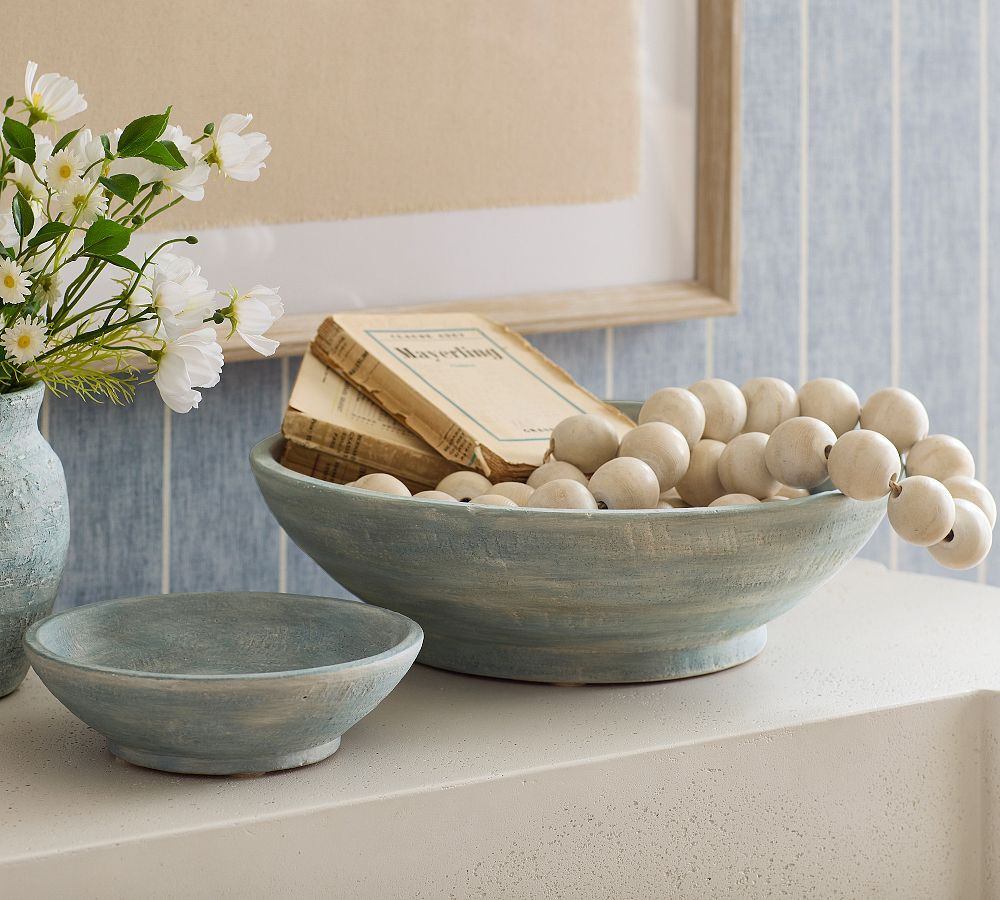 Chambray Artisan Handcrafted Bowl | Pottery Barn (US)
