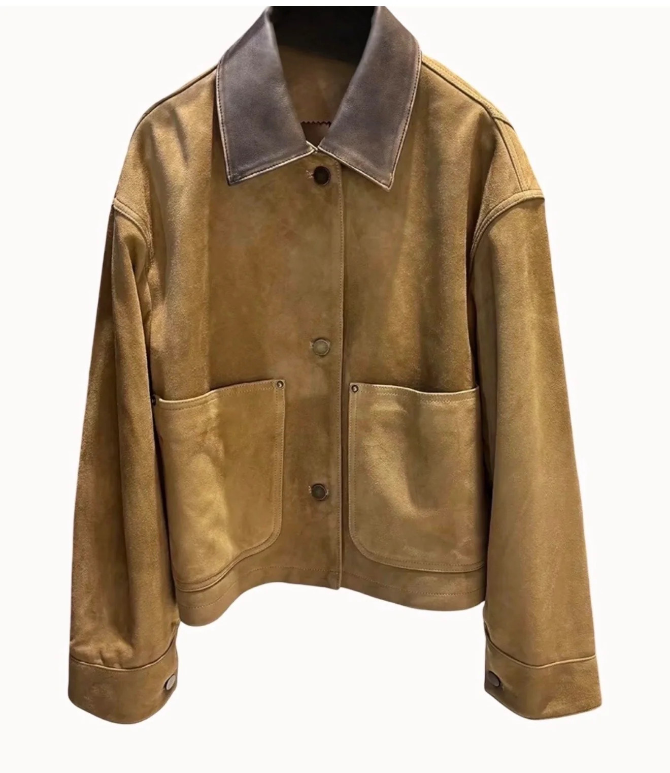 Joni suede barn jacket | Second Stories