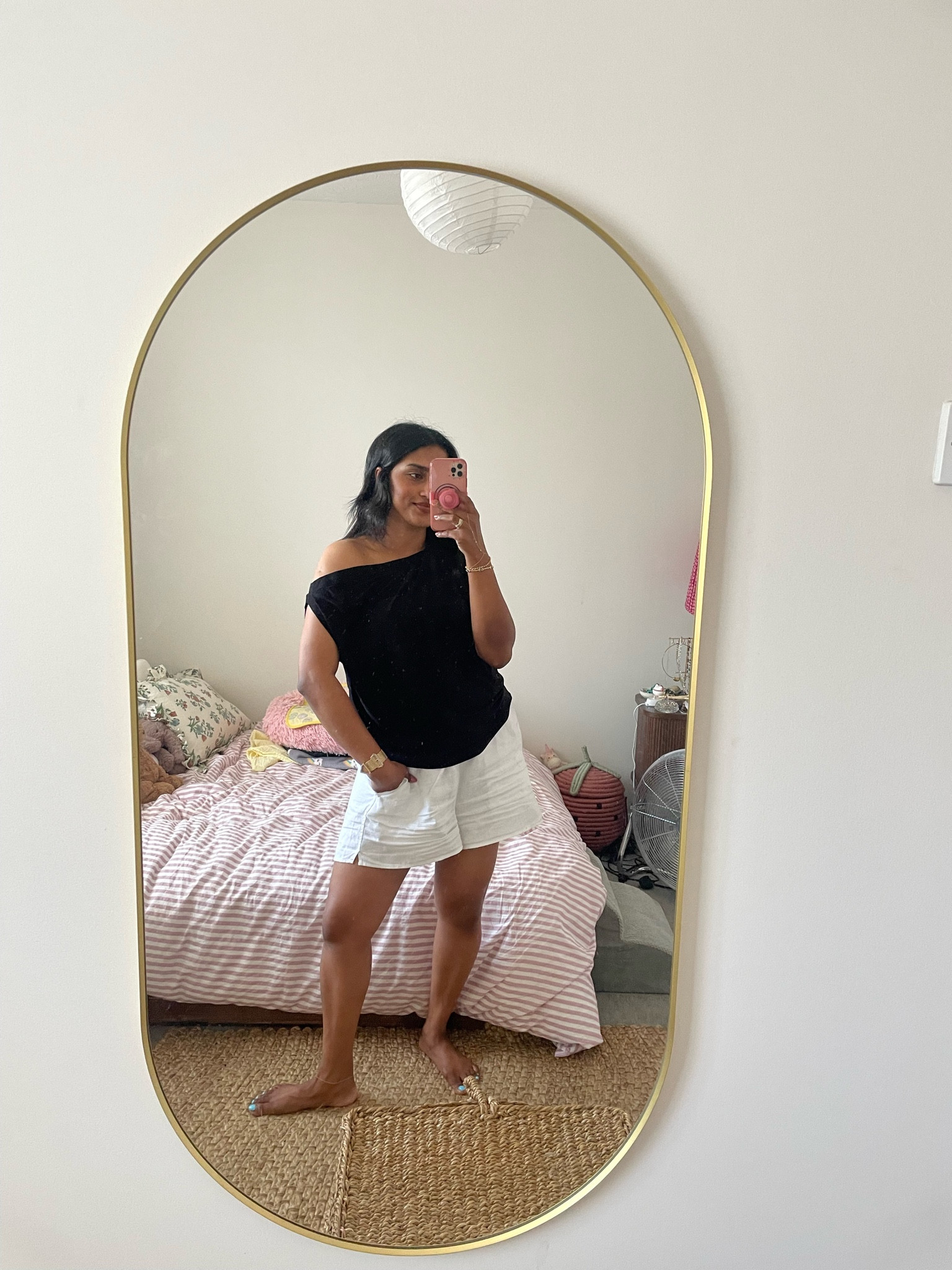 Boxer shorts and nice top