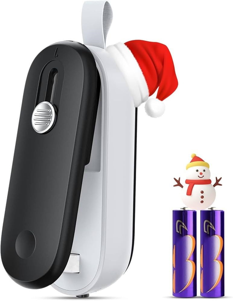 FEPPO Mini Bag Sealer, 2 in 1 Heat Sealer with Cutter, Chip Bag Sealer Heat Seal with Cutter Port... | Amazon (US)