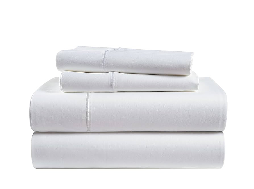 LANE LINEN 100% Egyptian Cotton Sheets Queen Size - 1000 Thread Count White Bed Sheets for Queen ... | Amazon (US)