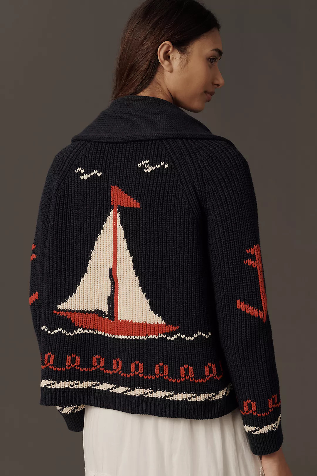 THE GREAT. Sailboat Cardigan | Anthropologie (US)