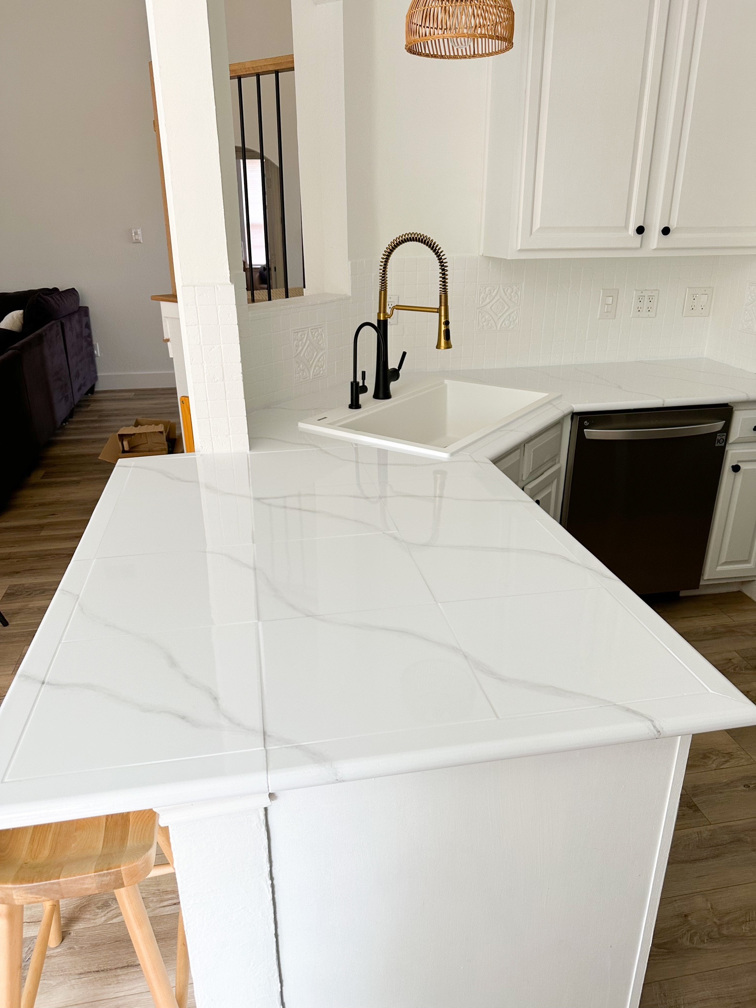 Counter resurfacing white marble kit! #ltkdiy 

#LTKbump #LTKhome #LTKFind