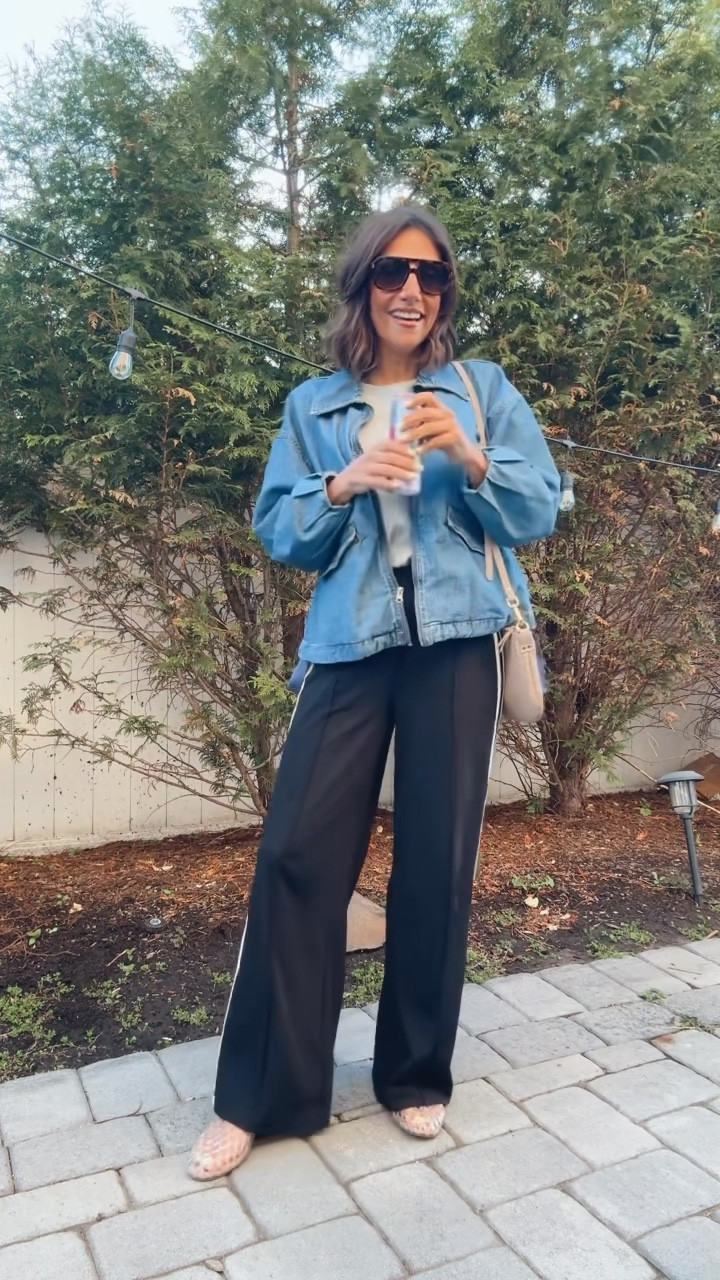 LOVEEE this outfit soo much! 
These pants are a dream! So soft! They also come in a beige I’m going to grab on sale 60% off!! 
Wearing xs in pants and jacket 

#LTKOver40 #LTKmomlife #LTKSaleAlert
