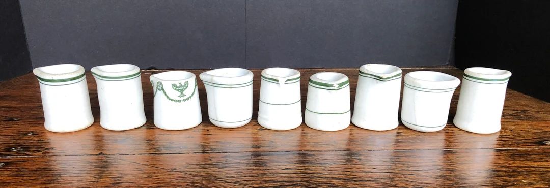 Restaurant Ware, Hotel China, Small Creamers, Small Vase, Bridesmaid Gifts, Classic White, Green ... | Etsy (US)