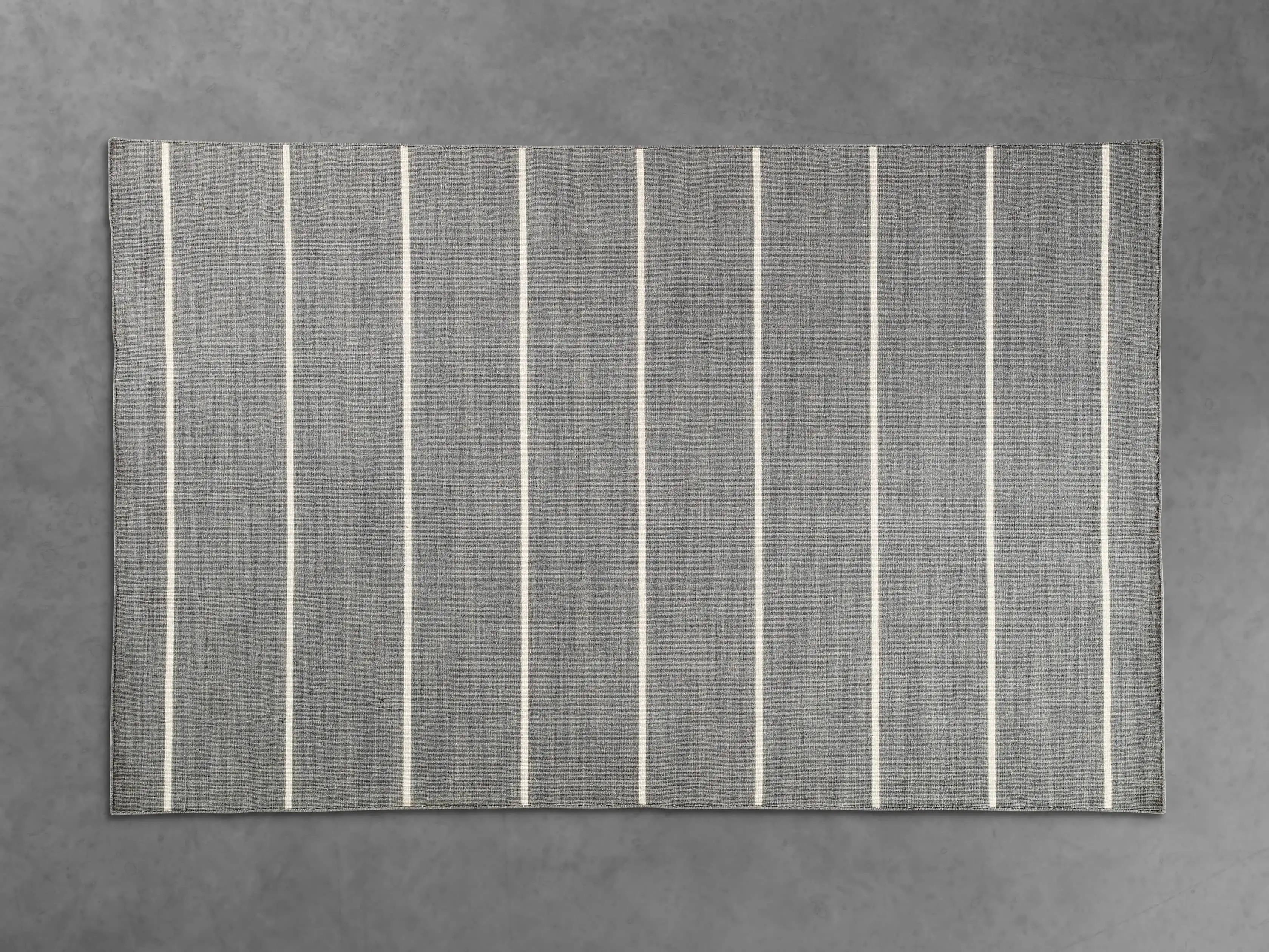 Tybee Flatweave Grey Rug | Arhaus