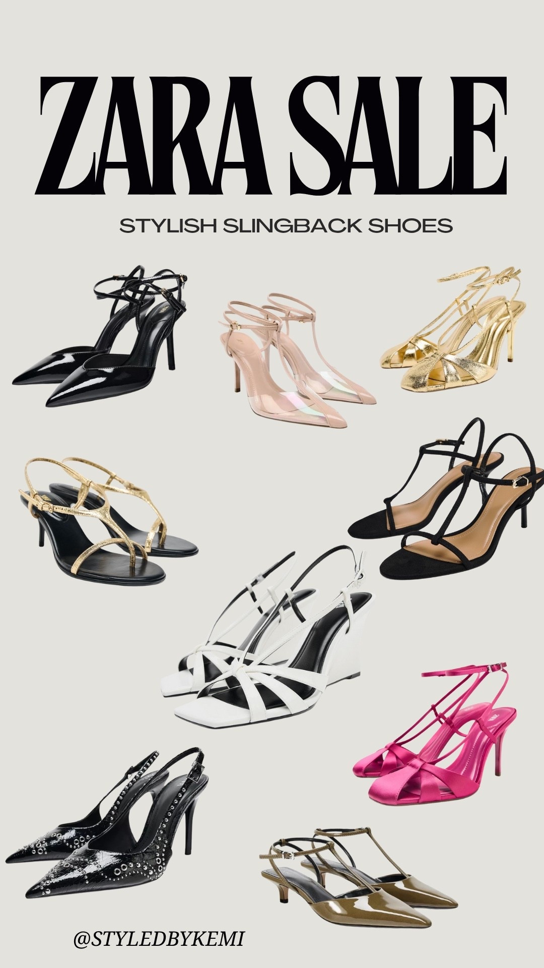 #zarasale - Slingback heels 

#LTKSeasonal #LTKSaleAlert #LTKShoeCrush