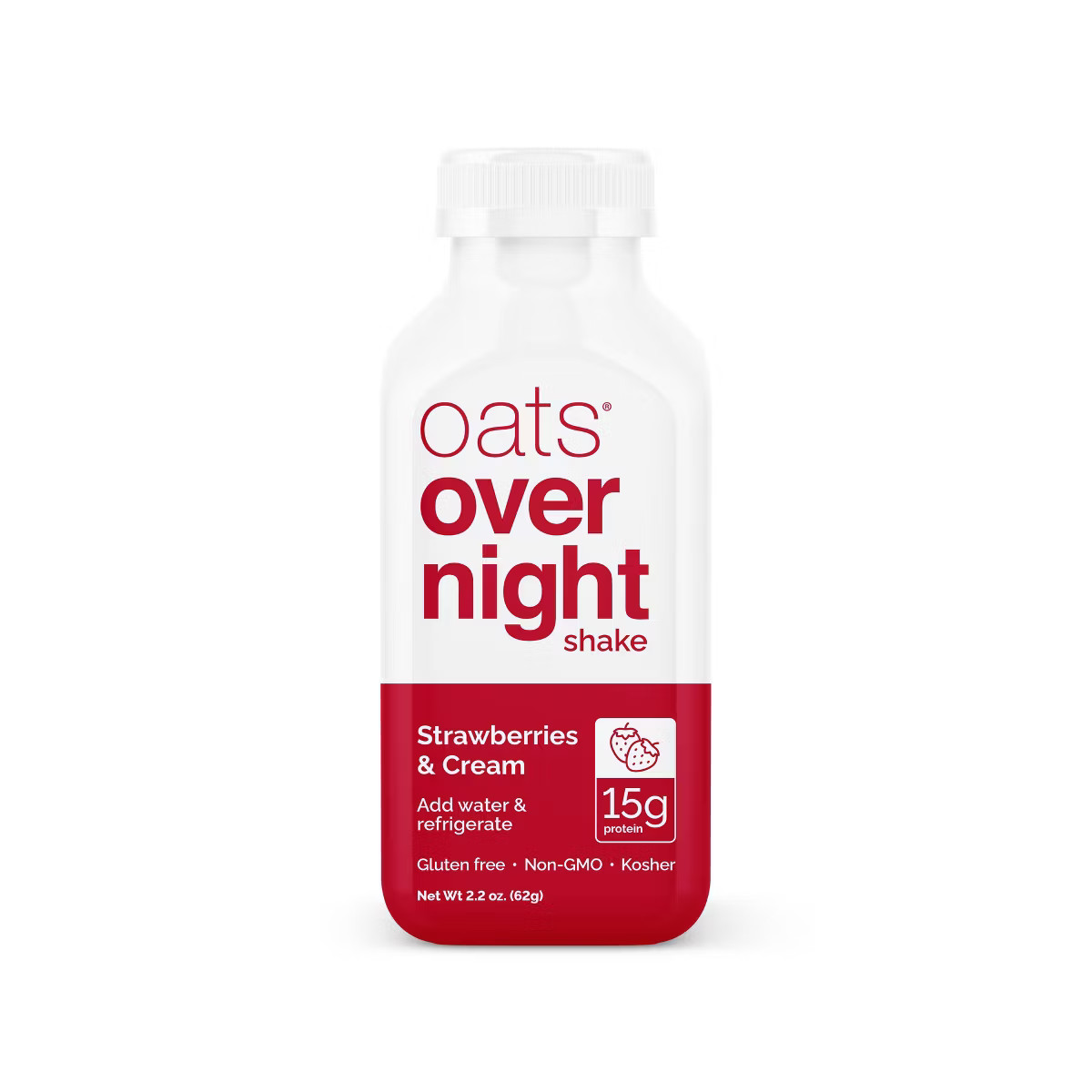 Oats Overnight Shake Strawberries and Cream - 2.2oz | Target