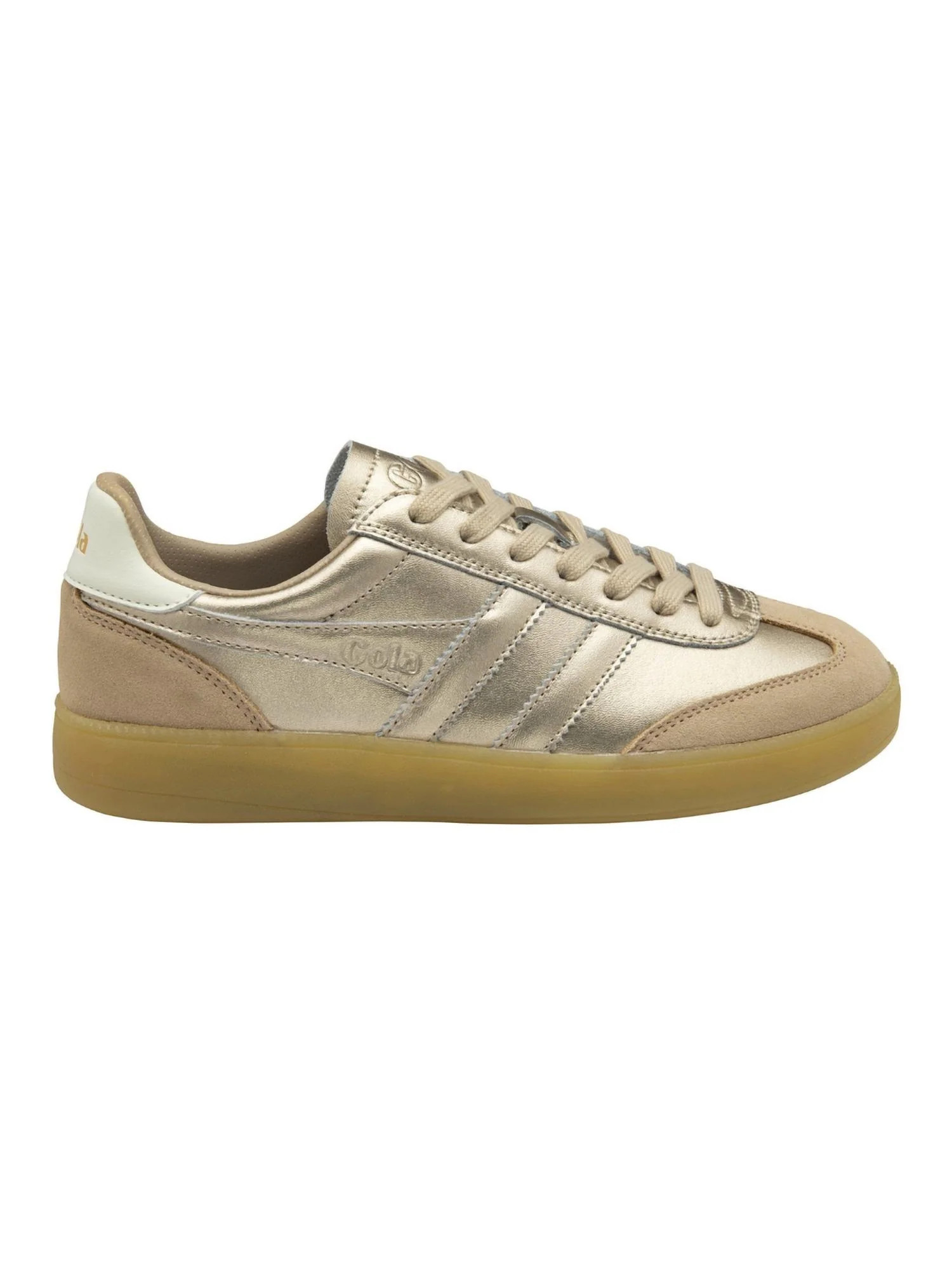 Women's Viper Metallic Sneakers In Gold/gum | Shop Simon
