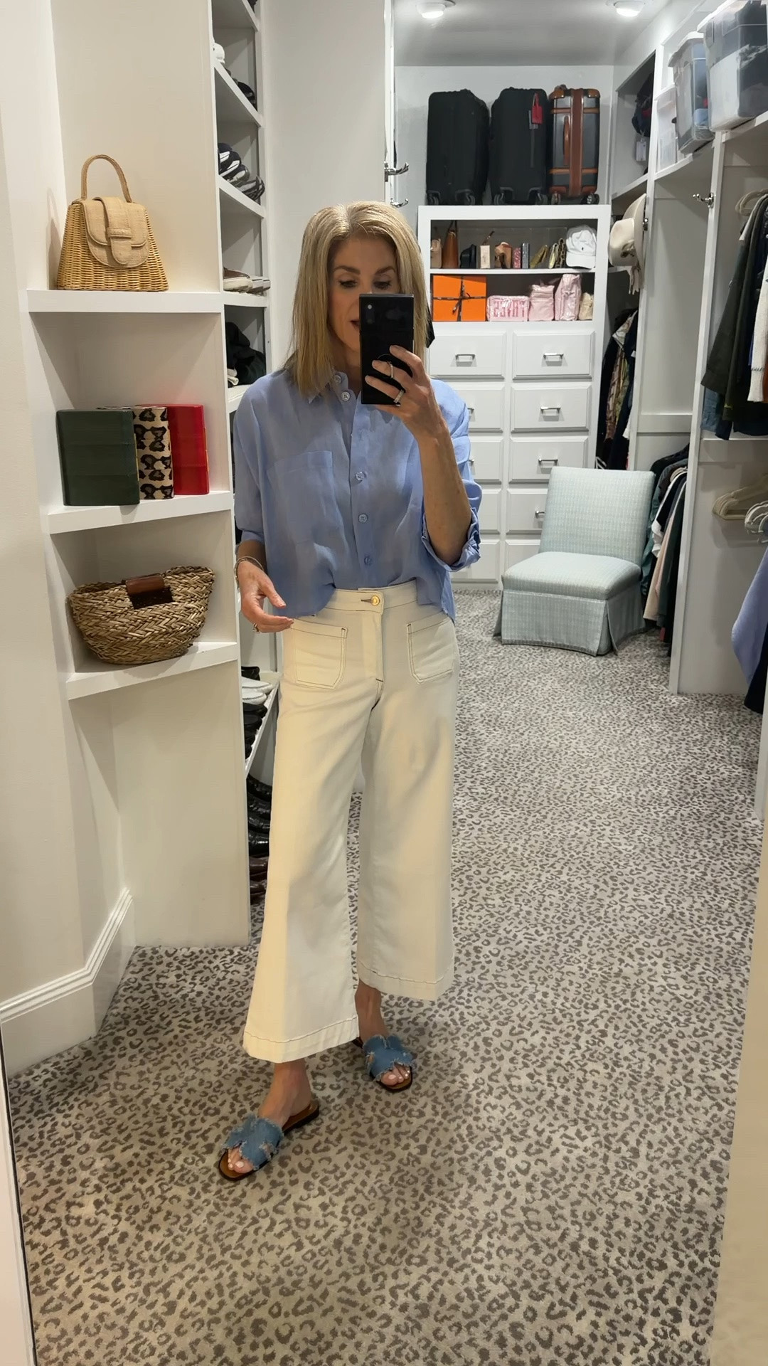 Reiss blouse and MERSEA jeans
Size S/4/27

#LTKgrwm #LTKootd #LTKOver40