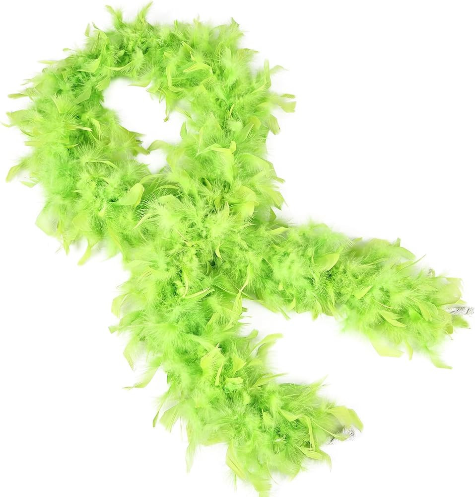 THARAHT 19 Color- 40/60/100g 2Yard Chandelle Feather Boa Dancing Wedding Party Halloween Costume ... | Amazon (US)
