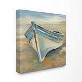 The Stupell Home Decor Painterly Blue Green and Rust Rowboat in The Grass Stretched Canvas Wall Art, | Amazon (US)
