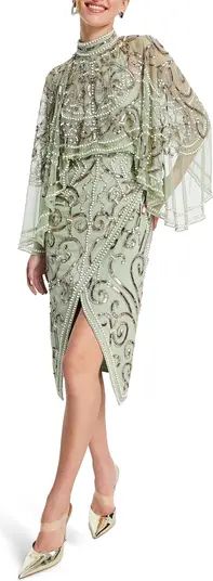 ASOS DESIGN Embellished Midi Dress | Nordstrom | Nordstrom