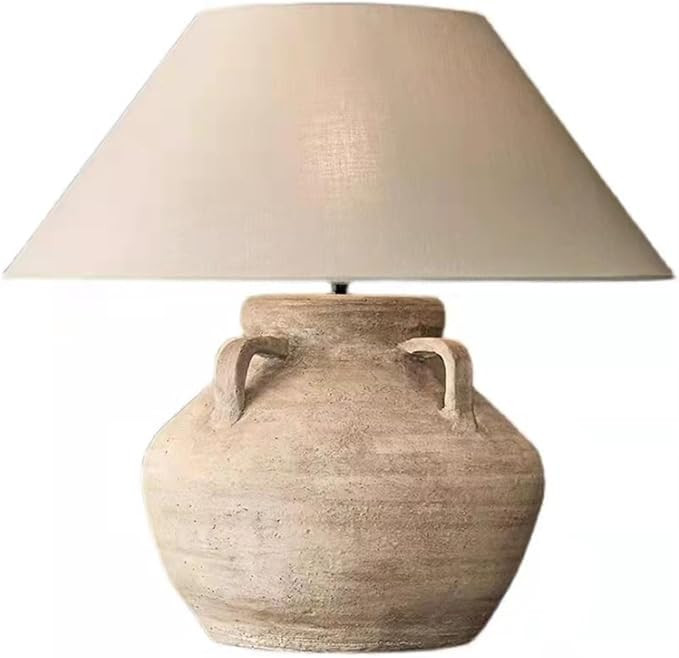 Table Lamps Modern Table Lamp Ceramic Table Lamp Chinese-Style Ceramic Clay Pot Table Lamp Japane... | Amazon (US)