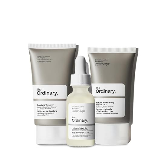 The Ordinary The Daily Set, Daily Skincare Routine with Squalane Cleanser, Hyaluronic Acid 2% + B... | Amazon (US)