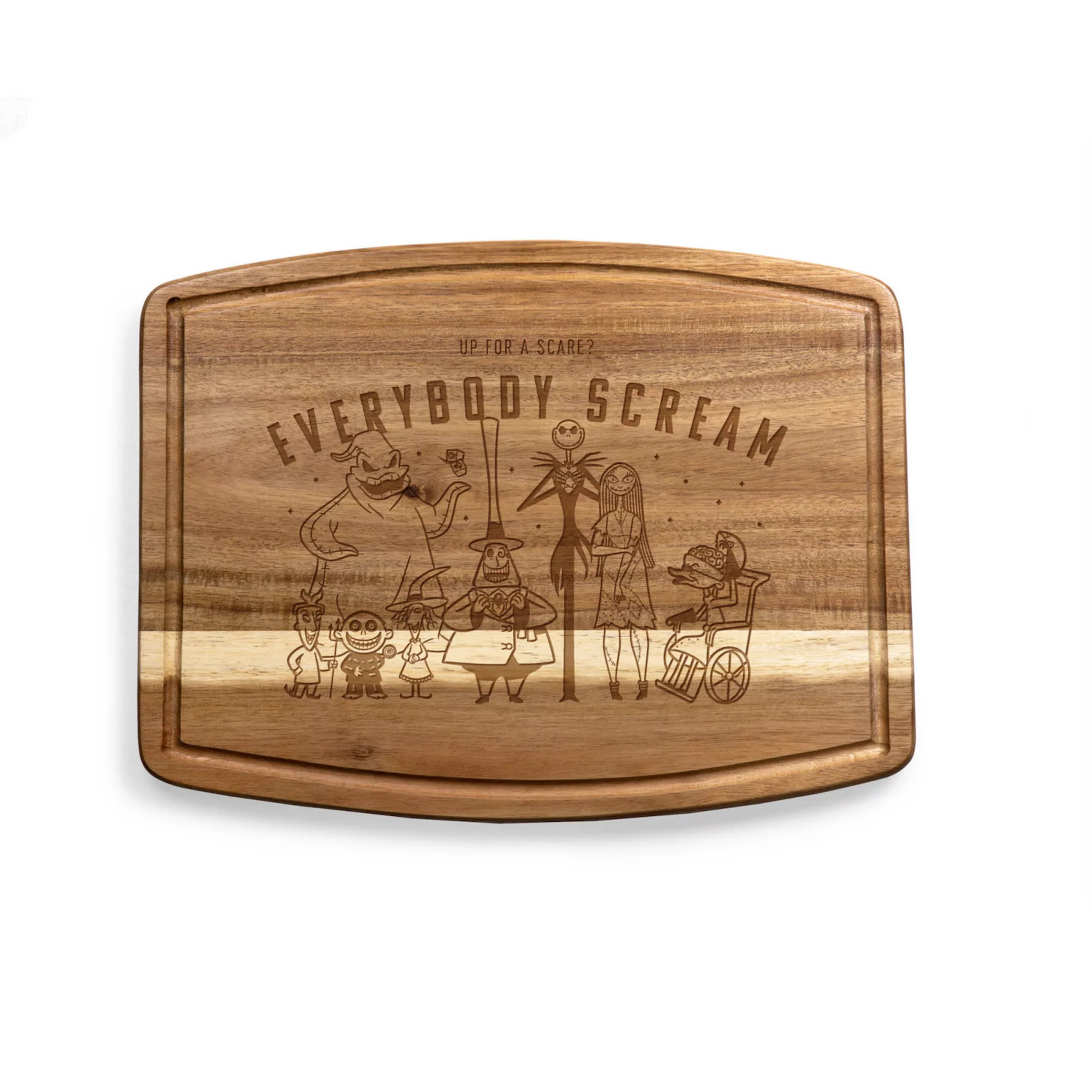 Toscana Nightmare Before Christmas Ovale Acacia Cutting Board | Kohl's