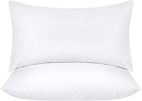 Utopia Bedding Throw Pillows Insert (Pack of 2, White) - 14 x 36 Inches Bed and Couch Pillows - I... | Amazon (US)