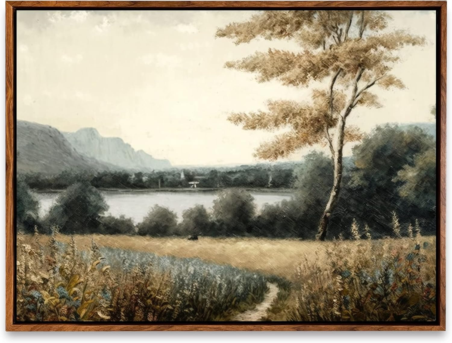 DorDor & GorGor, Canvas Wall Art, Retro country impressionist oil painting landscape, Print Canva... | Amazon (US)