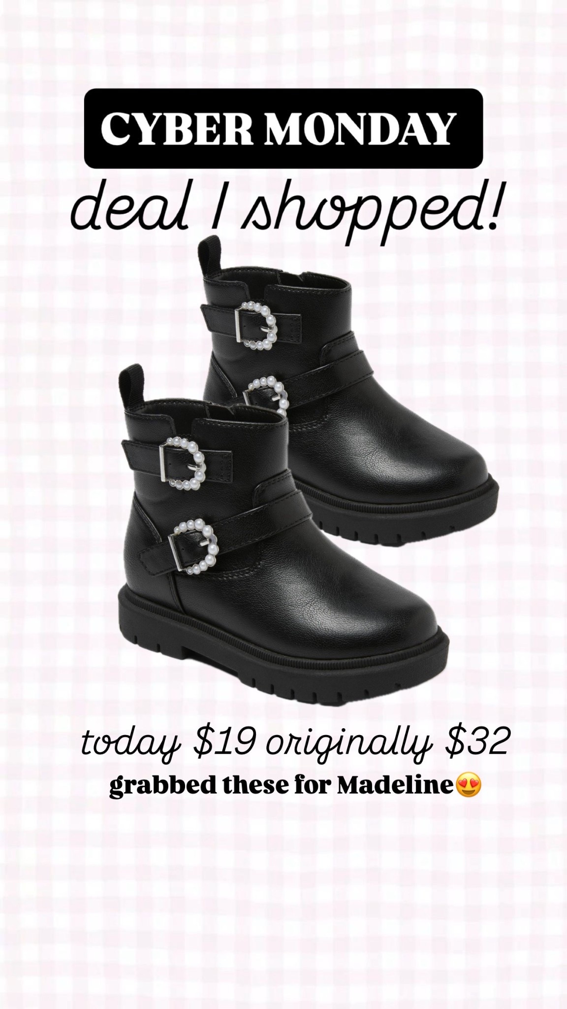 Target booties on sale for toddlers & little girls! Grabbed these for Madeline😍 

#LTKKids #LTKCyberWeek #LTKGiftGuide