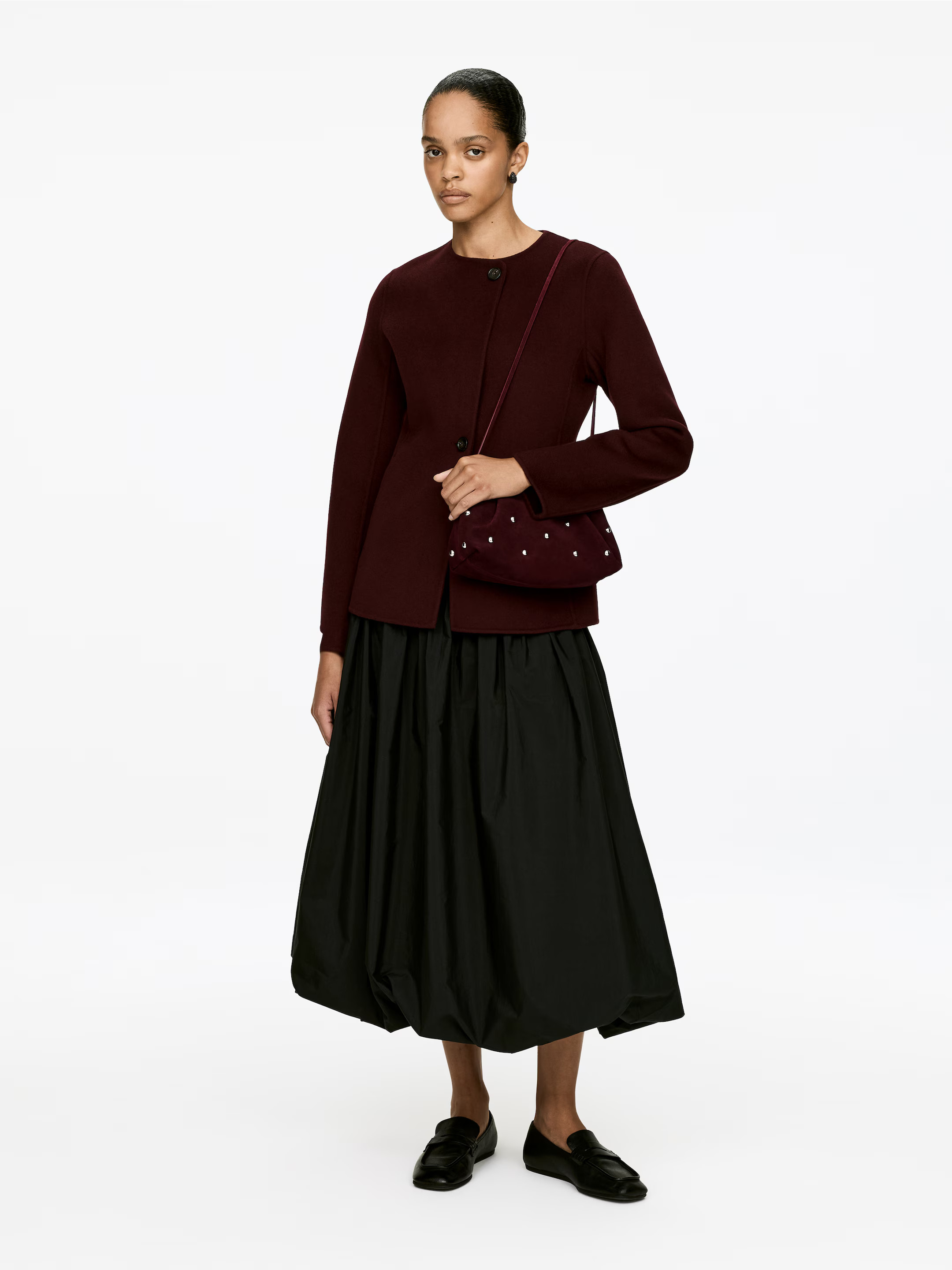 Studded Suede Clutch | H&M (UK, MY, IN, SG, PH, TW, HK)