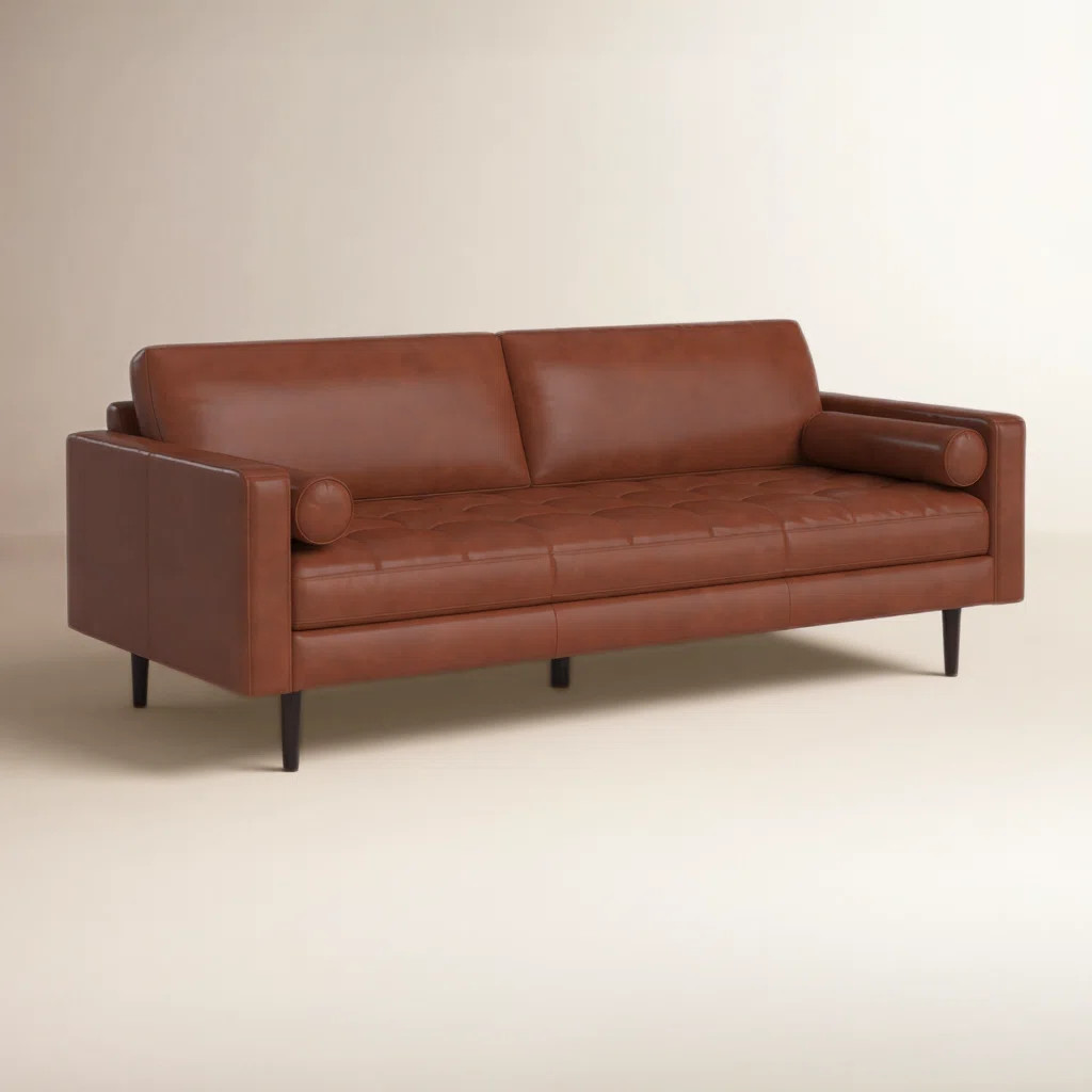 Arlo 88" Genuine Leather Sofa | Joss & Main