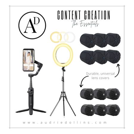 Amazon Content Creation Essentials 

Amazon | Amazon tech | content | content creation | camera gear | camera equipment | ring light | DJI | lens cap covers | photography 

#LTKFind #LTKhome #LTKunder100