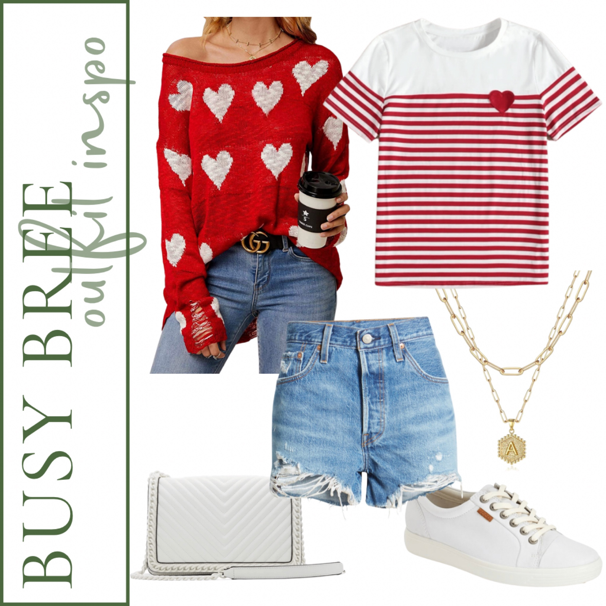 Shorts Valentine’s Day outfit, Levi shorts, heart sweater, heart tee shirt 

#LTKstyletip #LTKHoliday #LTKtravel