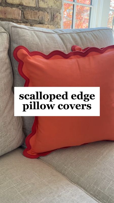We've received numerous messages about these pillows from a recent client’s project. It's clear – we love the details, especially these scalloped edge throw pillow covers! Elevate your space without breaking the bank. For expert home styling advice, connect with me on Instagram: @mmdh.studio!

#LTKhome #LTKfindsunder50 #LTKstyletip
