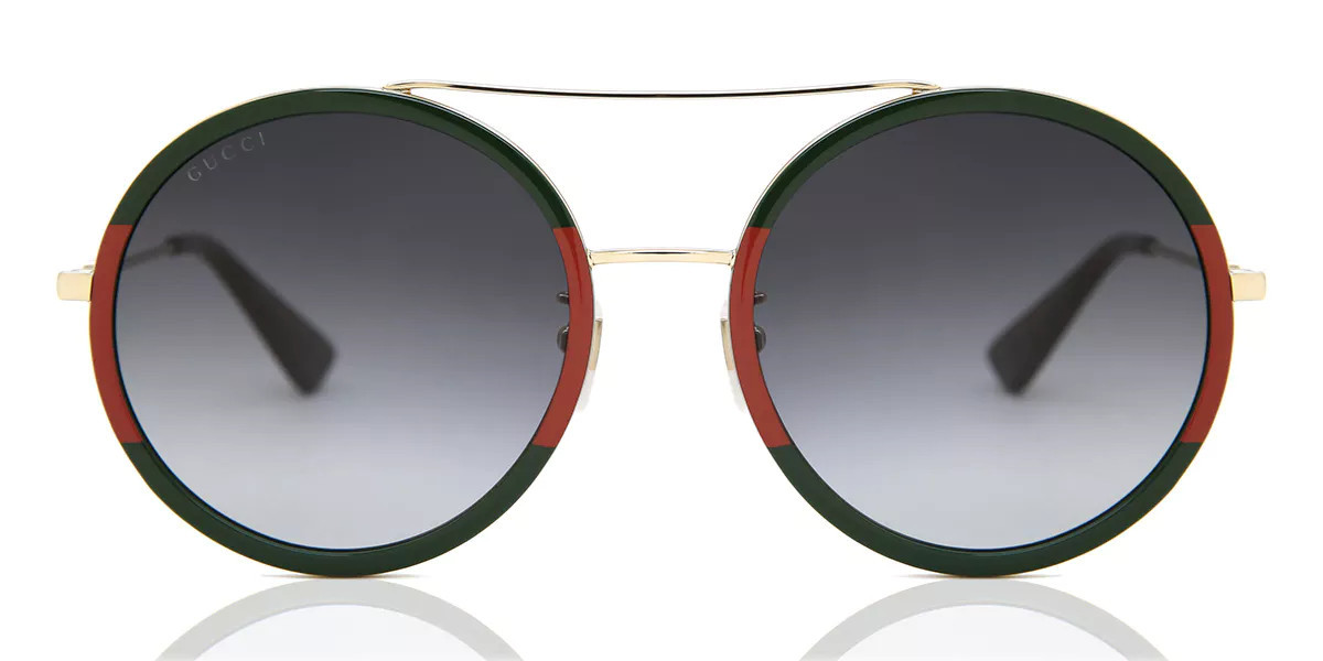 Gucci GG0061S 003 Women’s Sunglasses Red Size 56 - Free RX Lenses | SmartBuyGlasses Global