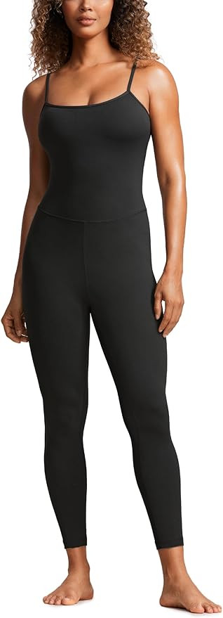 CRZ YOGA Butterluxe Cami Strap Jumpsuits for Women - Adjustable Yoga Workout One Piece Tank Leggi... | Amazon (US)