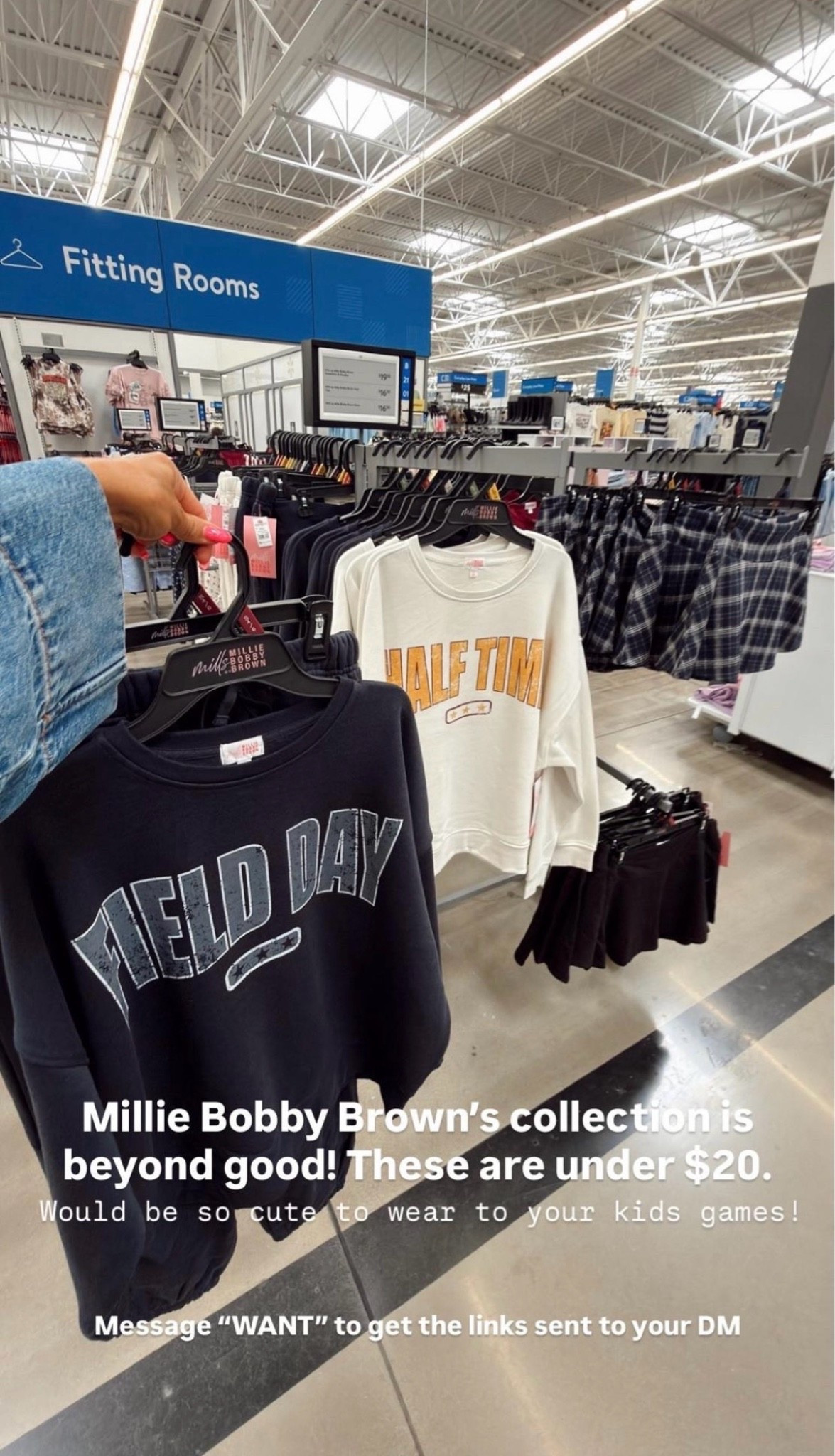 🤍 Millie Bobby Brown’s collection is beyond good! These are under $20.  Would be so cute to wear to your kids games! These fit a tad oversized.

#LTKdayinmylife #LTKootd #LTKmomlife