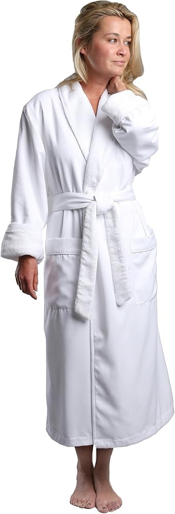 Plush Lined Microfiber Spa Robe - Unisex Luxury Hotel Bathrobe by Monarch/Cypress | Amazon (US)