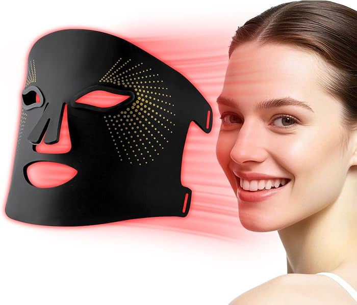 Red Light Therapy for Face, Red Light Therapy Mask, 7 Colors LED Facial Mask for Wrinkle Remove &... | Amazon (US)