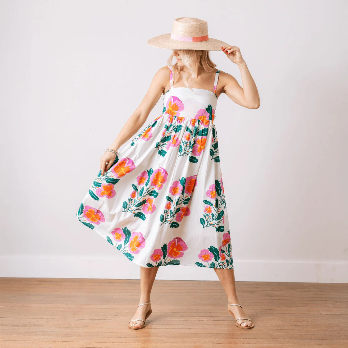 Pink Flower Reef Dress | Sunshine Tienda