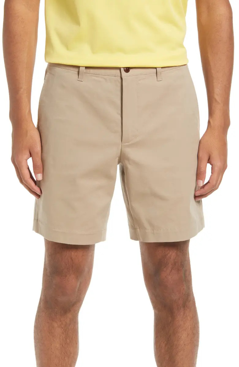 Fordo Flat Front Cotton Twill Shorts | Nordstrom