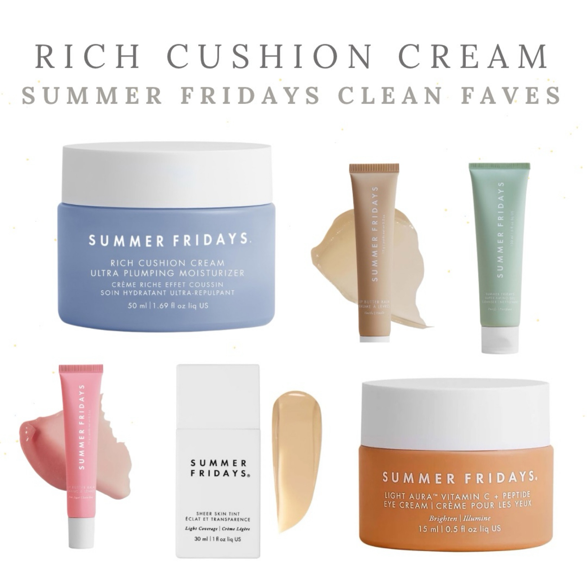 Summer Fridays Rich Cushion Cream, the Ultra Plumping Moisturizer that also acts as a primer, is accepted by the National Eczema Association. This clean moisturizer feels like a soft, whipped cream and infuses skin with moisture, antioxidants and chamomile to help calm the skin. See my review on today’s stories and shop the best selling Summer Fridays products at Sephora or on my LTK. 

@SummerFridays @sephora #ad .#Sephora #SummerFridays


#LTKfindsunder100 #LTKbeauty #LTKover40