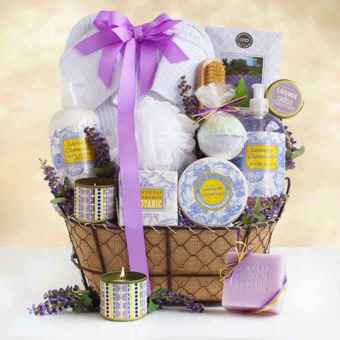 Spa Day at Home Premium Lavender Spa Gift Basket for Her | Walmart (US)