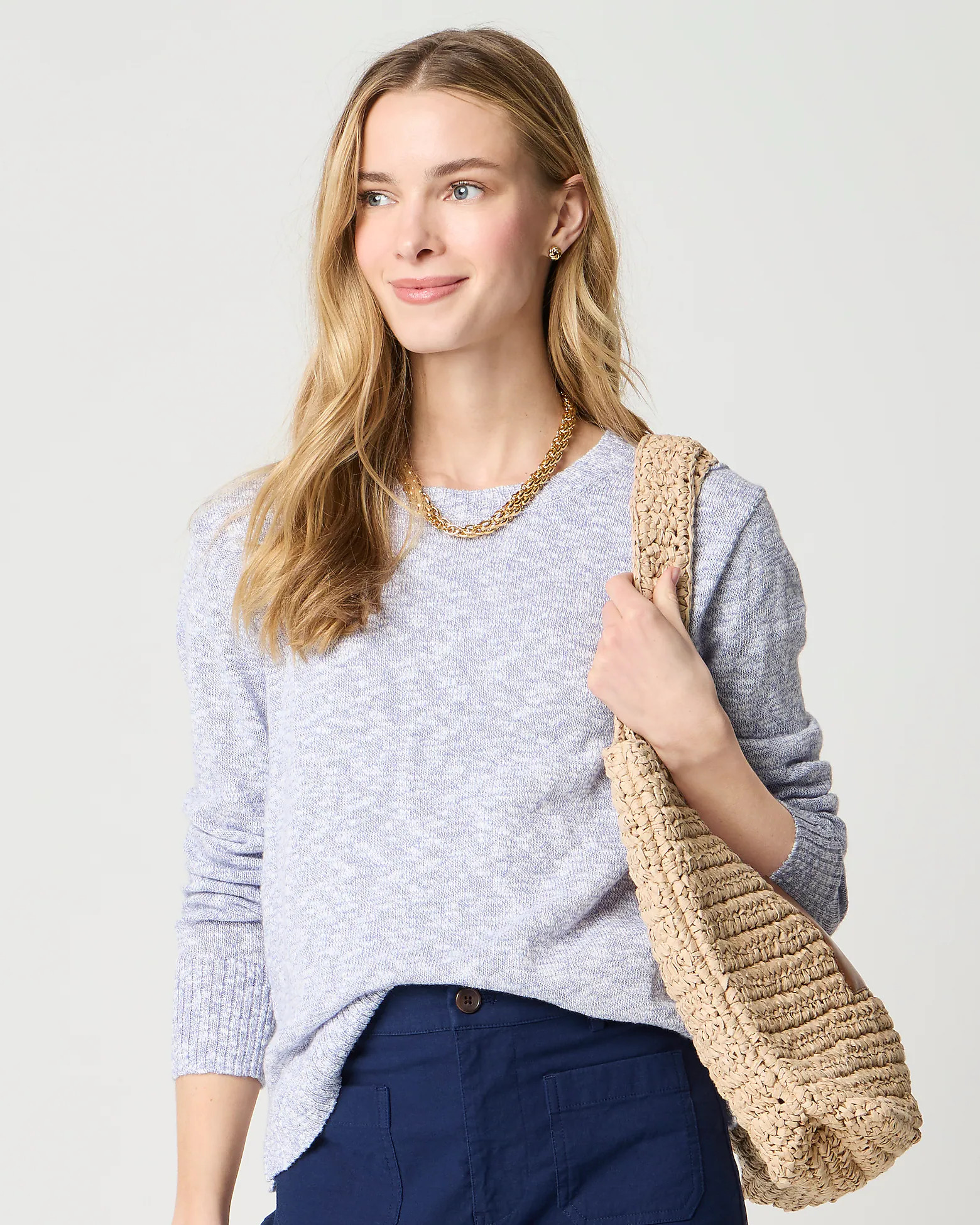 Crewneck beach sweater | J.Crew Factory