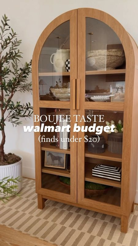 The ultimate boujee on a $20 budget! Walmart just keeps delivering amazing decor! I love these arc cabinets and consoles!

#LTKVideo #LTKhome #LTKfindsunder50