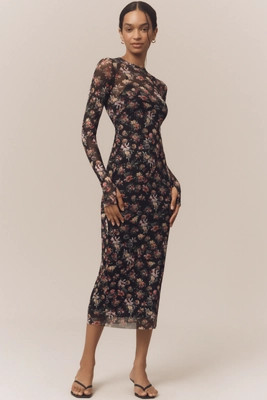 AFRM Ashland Slim Midi Dress | Anthropologie (US)