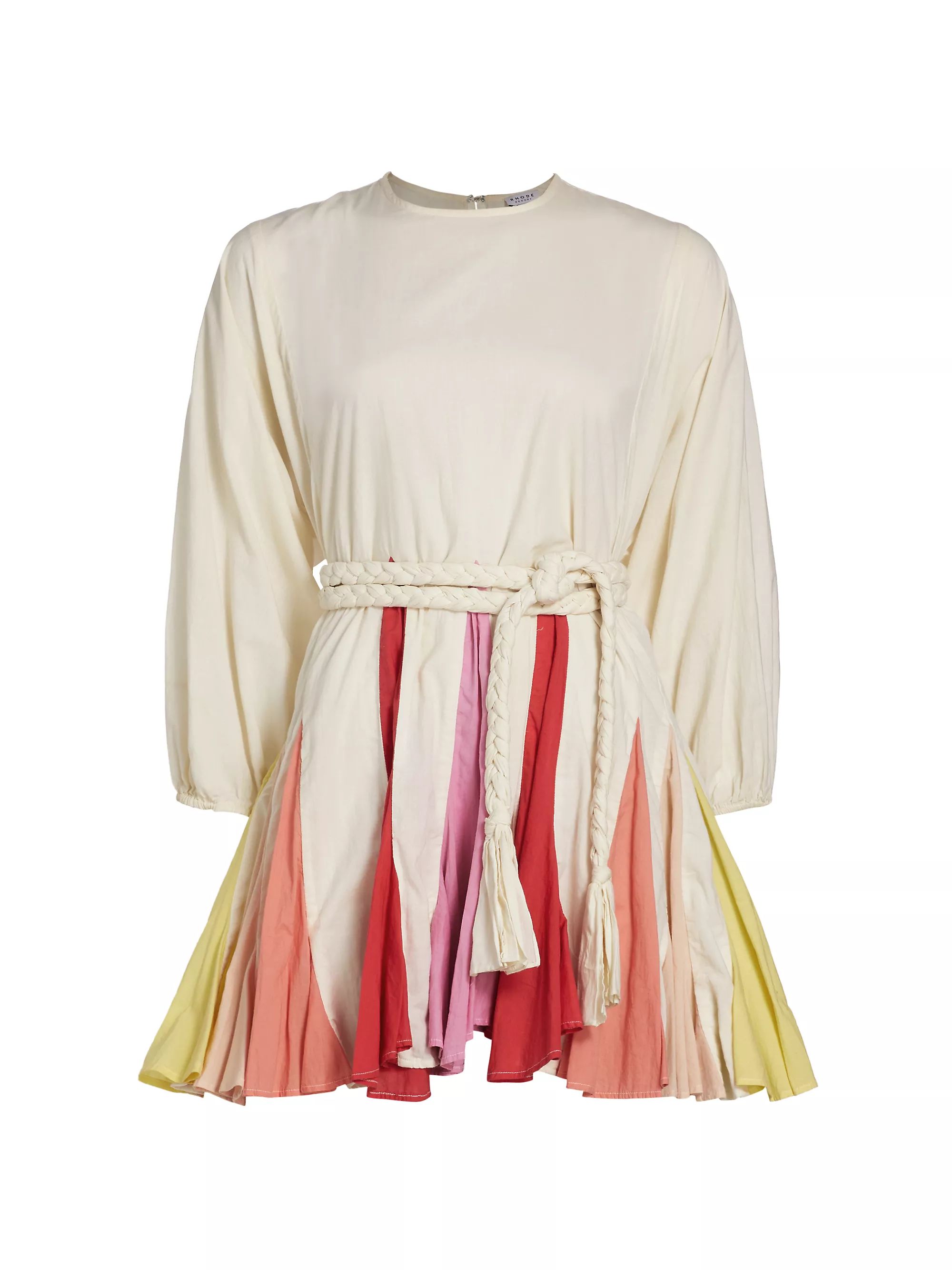 Ella Colorblock Pleat Minidress | Saks Fifth Avenue