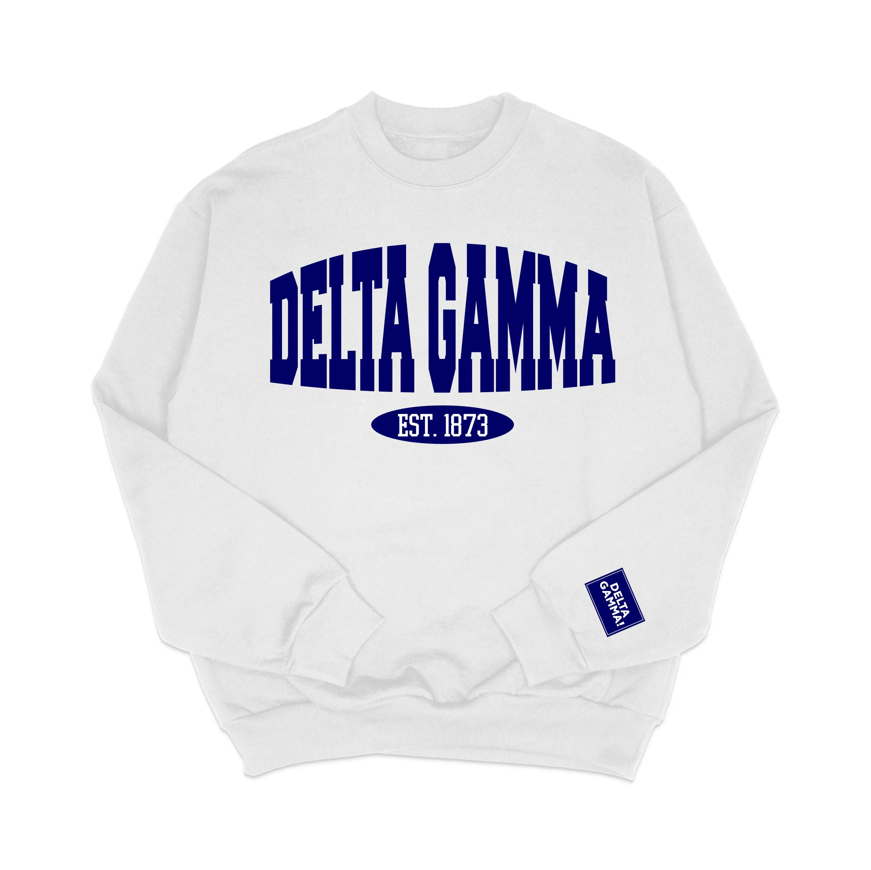 Delta Gamma Daily Sorority Crewneck Sweatshirt / Greek / Patriotic / Recruitment / Big Little / Bid Day / USA | Etsy (Global)