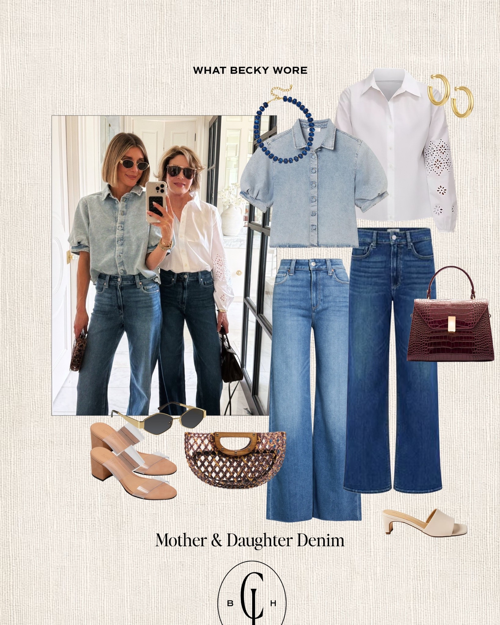 The jeans that are flattering on everyone in stock in both these gorgeous washes. I'm 5'7 and my mom is 5'4 for reference. We are wearing size 25.

#LTKMothersDay #LTKootd