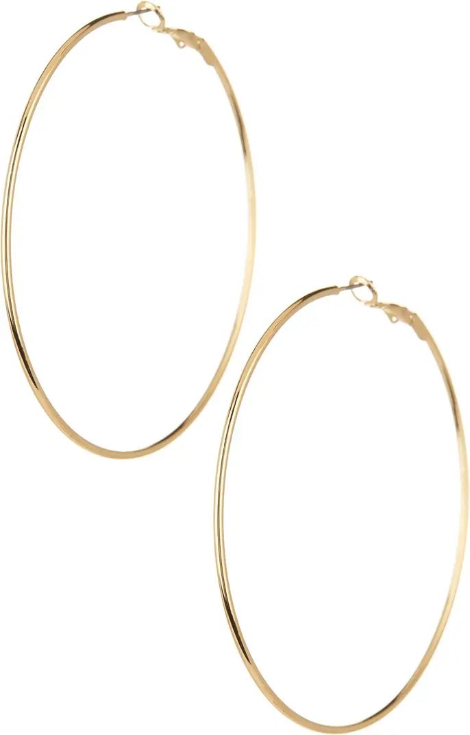 Basic 71mm Hoop Earrings | Nordstrom Rack