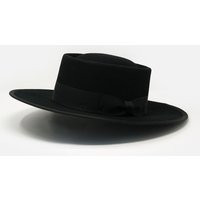 Benezet Wool Felt Boater Hat - Black | Etsy (US)