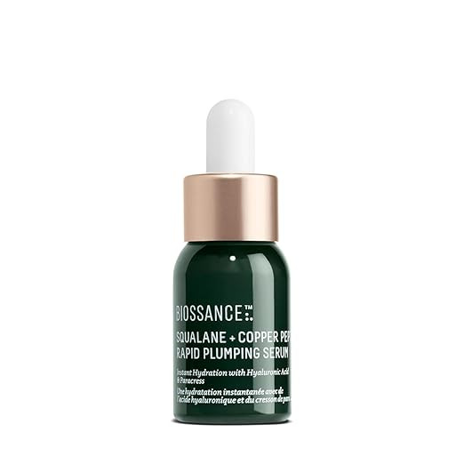 BIOSSANCE Squalane + Copper Peptide Rapid Plumping Serum | Amazon (US)