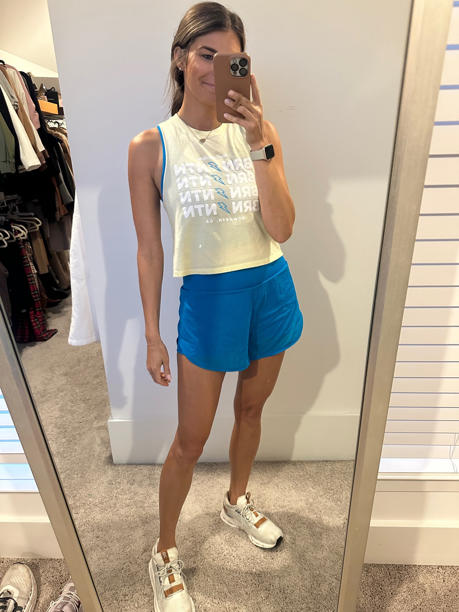 Small in top and shorts 
Shoes run TTS 

#LTKFindsUnder100 #LTKActive #LTKSeasonal