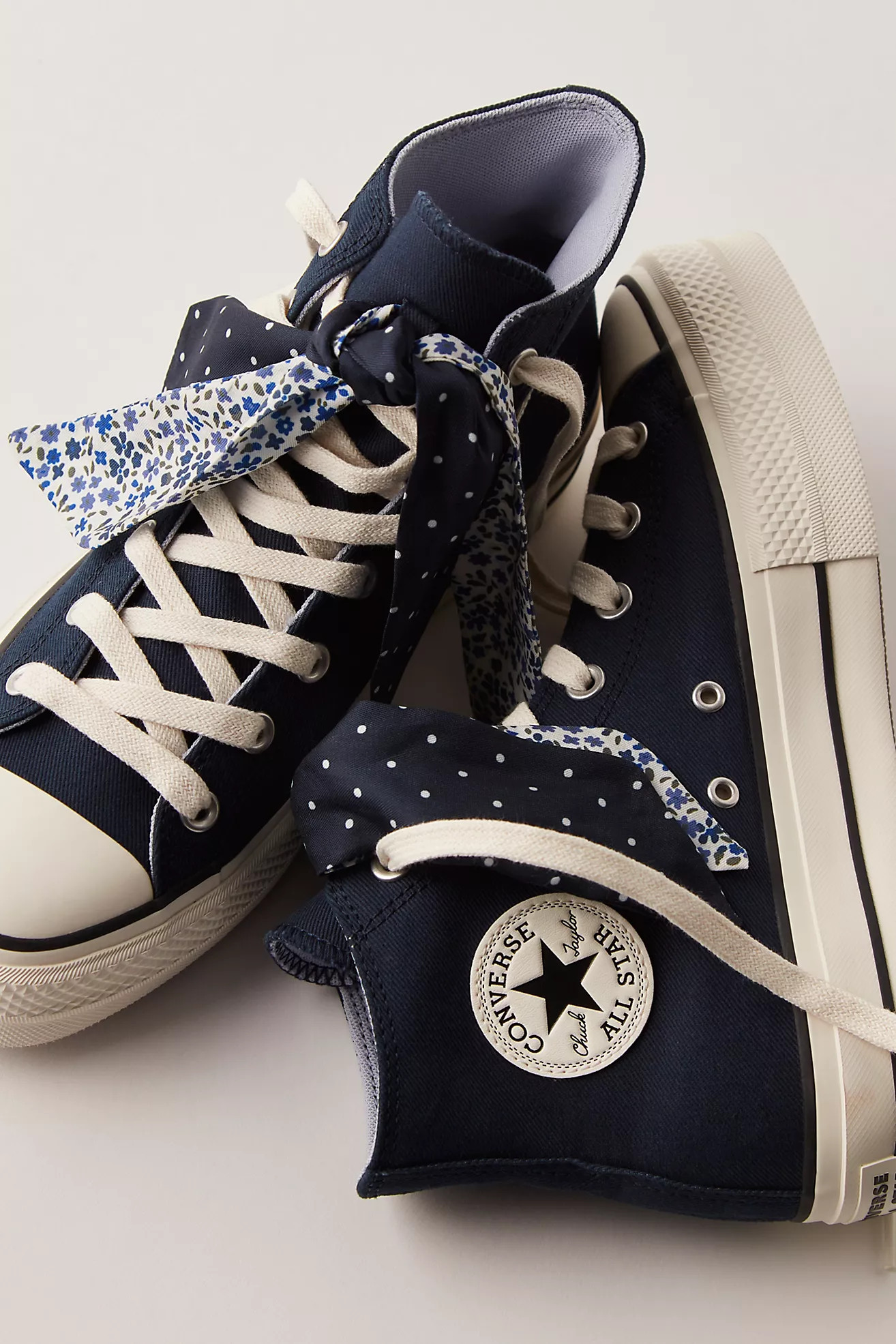 Chuck Taylor All Star Ribbon Lift High-Top Sneakers | Free People (Global - UK&FR Excluded)