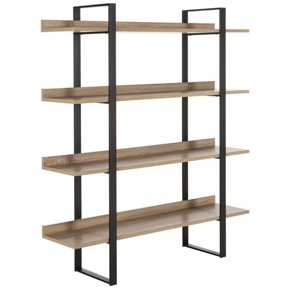 Melissa 4 Tier Etagere Oak - Safavieh | Target