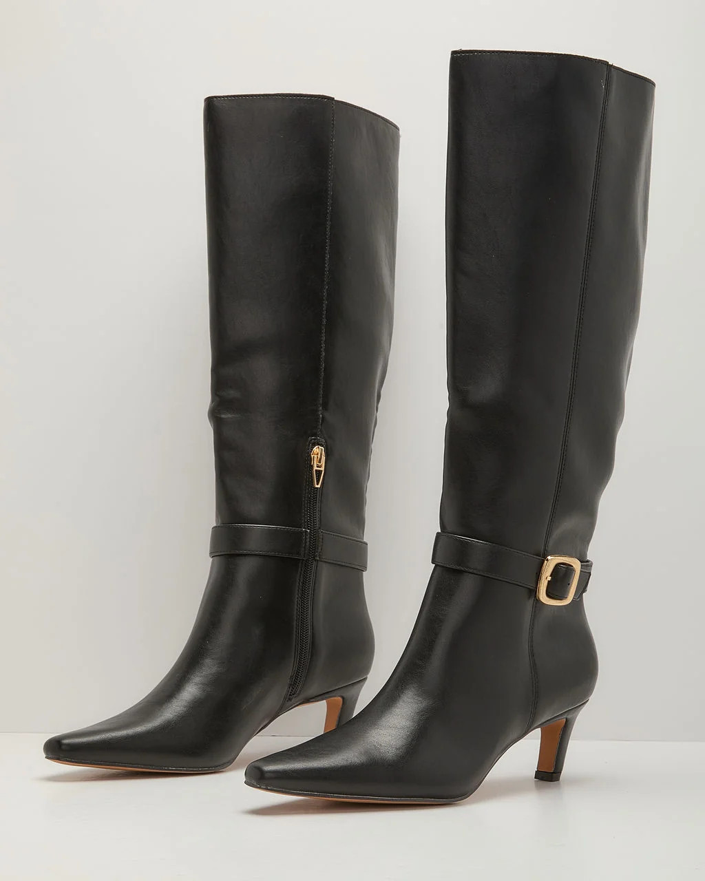 Barker Vegan Leather Knee High Buckle Boot | VICI